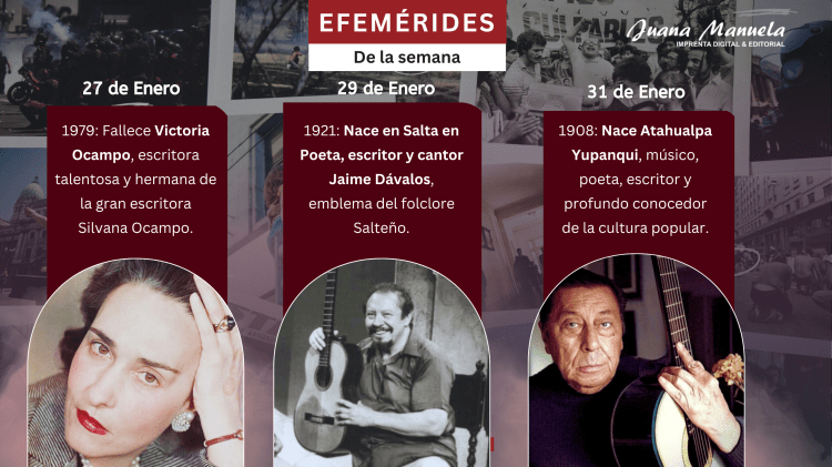 Efemérides de la&nbsp;semana