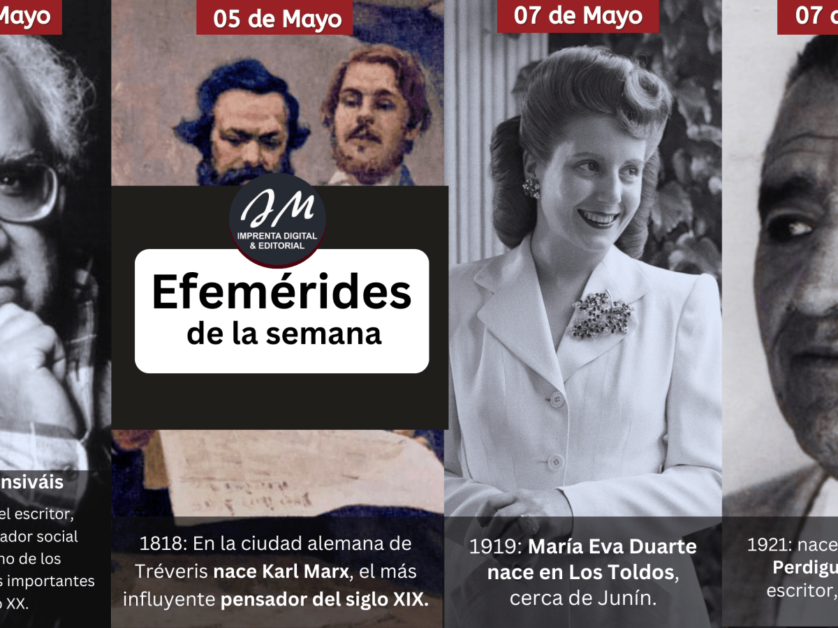 Efemérides de la&nbsp;semana