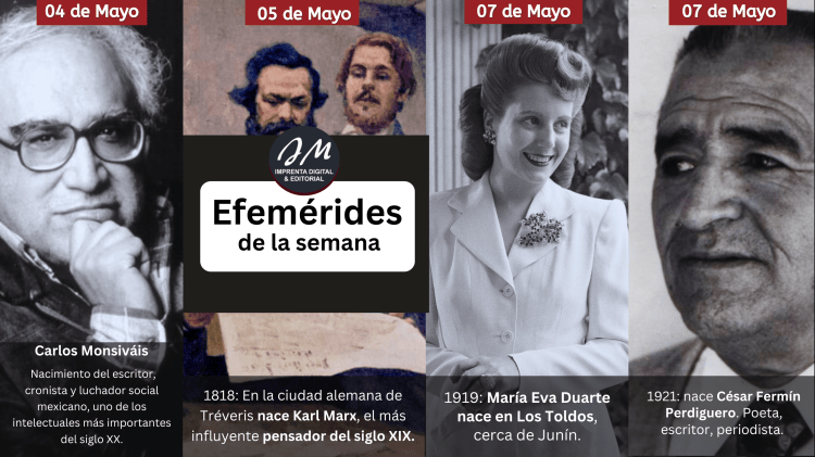 Efemérides de la&nbsp;semana